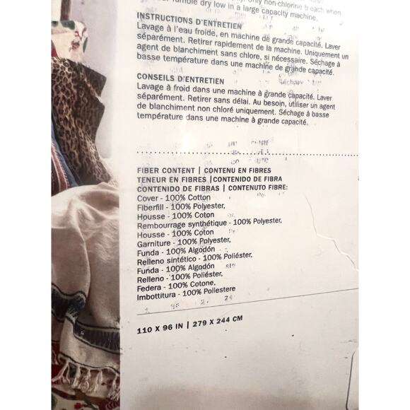 NEW Ralph Lauren Home TEAGAN Floral Queen Comforter, 100% Cotton, 110” x 96” - Picture 5 of 6